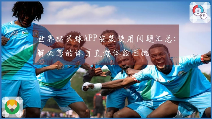 世界杯买球APP安装使用问题汇总：解决您的体育直播体验困扰