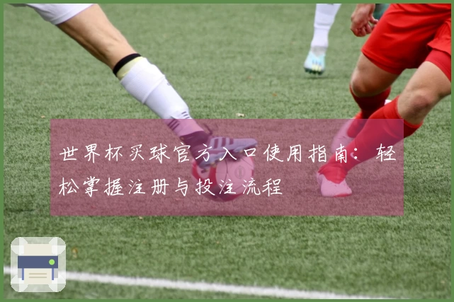 世界杯买球官方入口使用指南：轻松掌握注册与投注流程